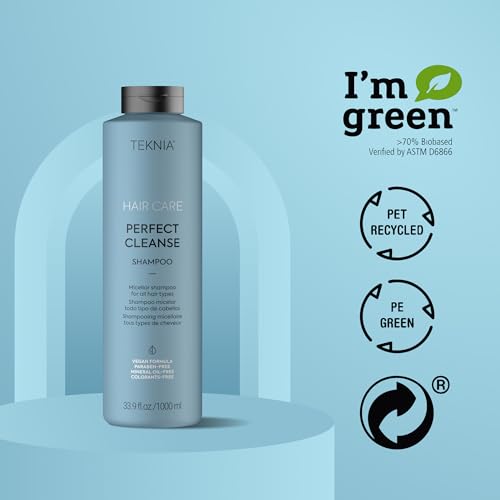 LAKM? Teknia Perfect Cleanse Shampoo, Clarifying Shampoo for Build Up, Deep Clean for Scalp and Hair