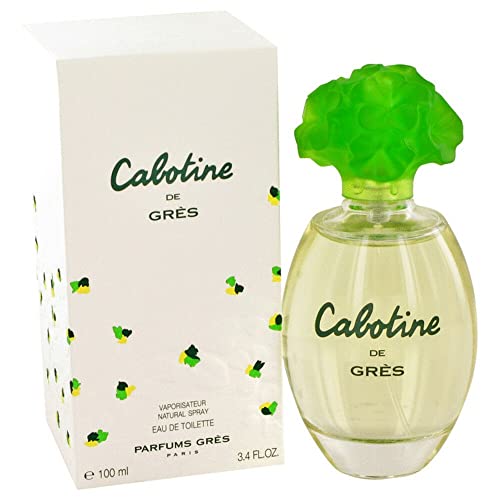 Gres Cabotine Women Eau De Toilette Spray, 3.4 Ounce, WHITE