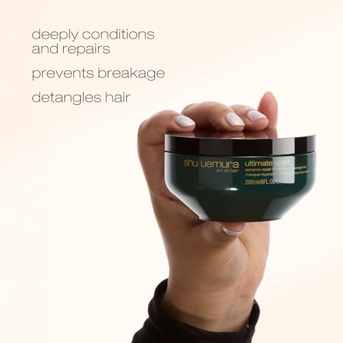 shu uemura art of hair ultimate reset extreme repair hair mask - formulated with japanese rice extract to reduce split ends and breakage, deeply conditions and nourishes very damaged hair
