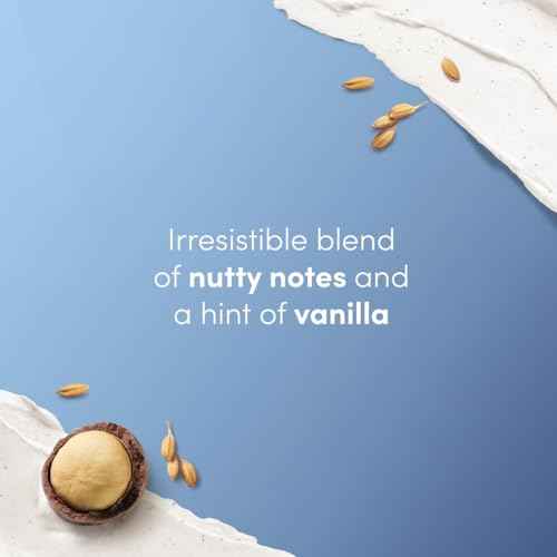 Dove Scrub Macadamia Rice Milk Body Scrub Exfoliates and Deeply Nourishes for Smooth, Radiant Skin 15 oz