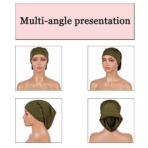 Leeven Sleep Shower Cap mens bonnet Long Hair Dread Loc Cap Long Braid Cap Elastic Dreadlock Tube for Men Woman