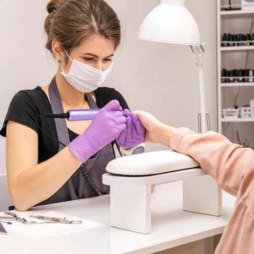 Lavinda Professional Nail Drill 35000 RPM, Cordless Electric Nail File Efile for Acrylic and Gel Nails, Manicure Pedicure Polishing Tool for Salon and Home Use (Purple)