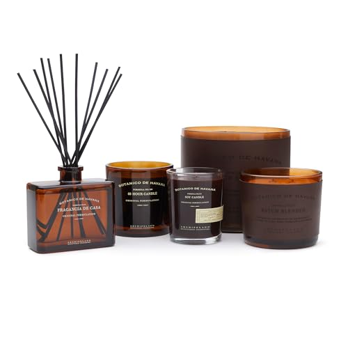 Archipelago Botanicals Botanico de Havana Diffuser, Includes Fragrance Oil, Decorative Wooden Cap and 10 Diffuser Reeds, Perfect for Home D?cor (7.85 fl oz)
