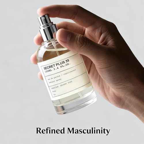 Men's Cologne Set Secret Plus 33 100ml Eau de Toilette & 10ml Pheromone Perfume Oil | Citrus Floral Woody Fragrance | Long Lasting Fresh & Sophisticated Scent for Men Gift
