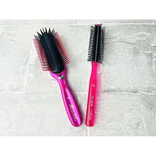 Anti Static Hairbrush [ Made in Japan ] Hair Brush for Styling, Detangling, and Blow-Drying [ Anti Static Hair Products ] (Round Brush)