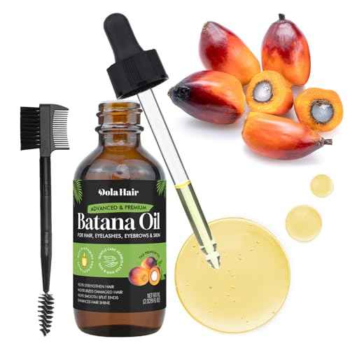 Batana Oil for Hair Growth Organics Pure Batana Hair Oil 100% Natural Batana Oil Nourishes Damaged Hair Natural Hair Growth Oil and Conditioner Batana Hair Oil 2.02 Fl Oz