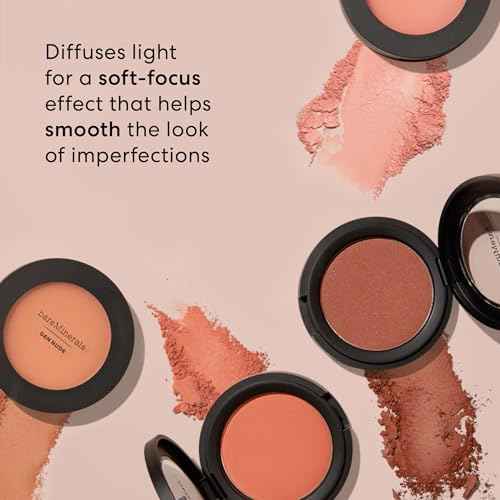 bareMinerals Gen Nude Powder Blush, Mineral-Based Pressed Blush Powder, All Day Wear, Buildable Coverage, Matte Soft Focus Finish, Talc-Free, Vegan