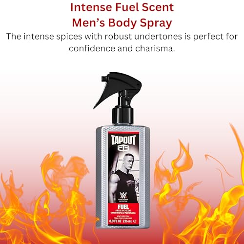 Tapout Body Spray for Men ? Fragrance Variety Set, 6-Pack Gift Collection, 8 Ounces Each