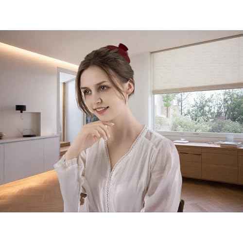 Durable Acetate Hair Clips - 4-Inch Cherry Red Claw Clips for Fine and Thick Hair (Red)