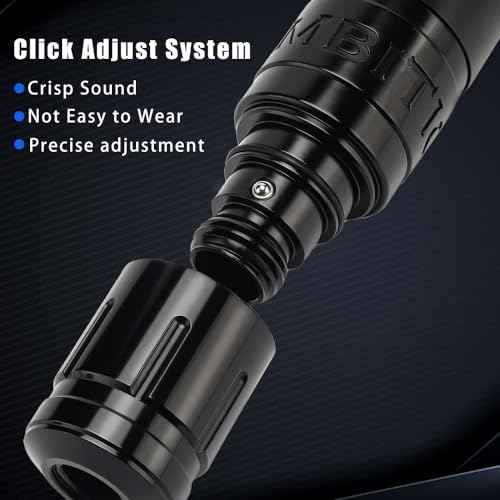 Ambition Storm Wand Tattoo Machine with Extra 2400mAh Battery Power - Rotary Tattoo Gun Cartridge Pen with Coreless Motor Digital LED Display for Professional and Beginners Tattoo Artists