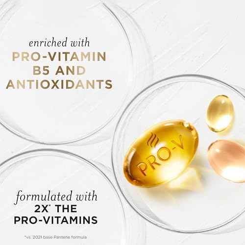 Pantene Shampoo & Conditioner Set, Daily Moisture Renewal - Pro-V Nutrients for Dry, Color-Treated, Straight to Curly Hair, 72-Hour Hydration & Softness, 52.8 Oz Total + Miracle Rescue Shot (0.5 Oz)