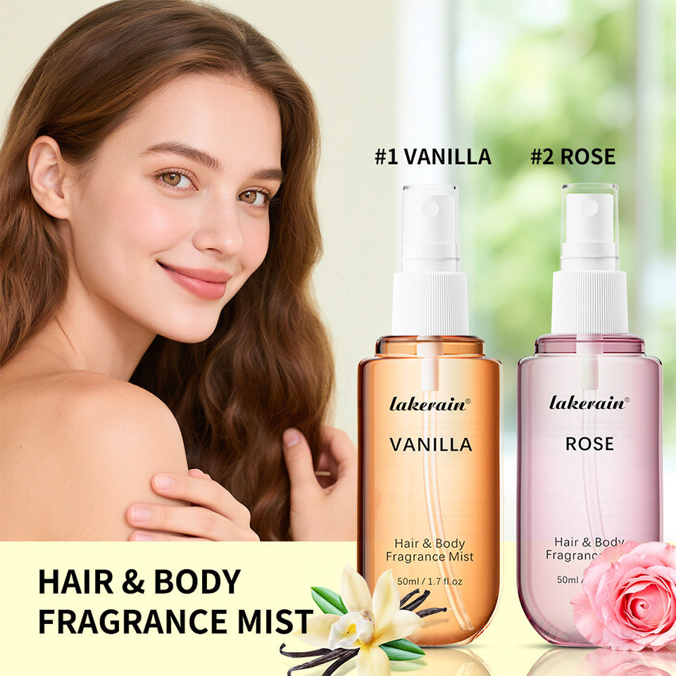 Vanilla Hair & Body Mist Spray 50ml Unisex Fragrance - Fresh Scent