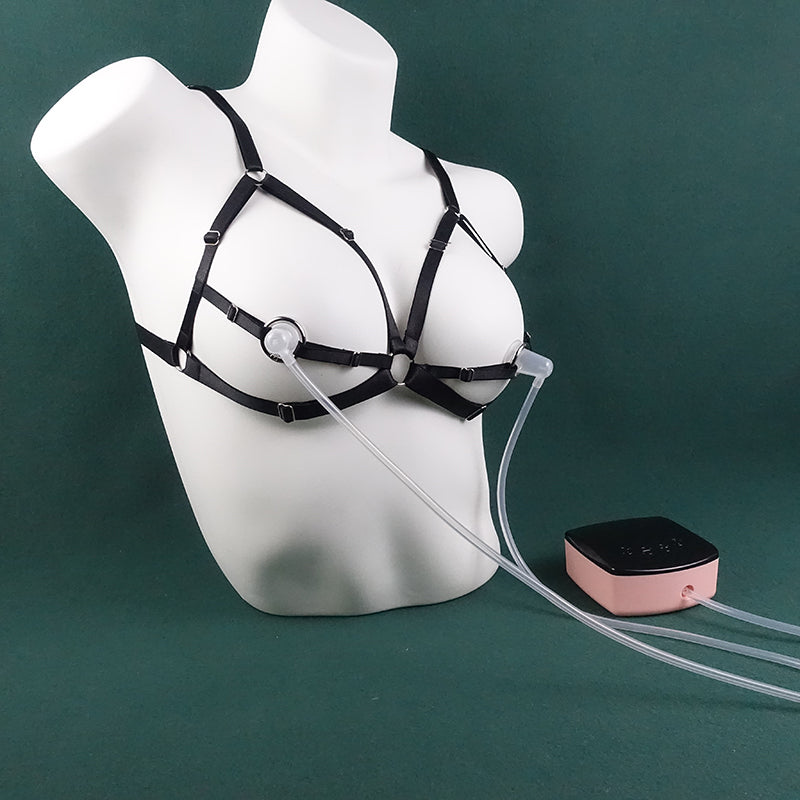 Adult Breast Pump Sucking Toys with Fixed Rope and USB Option