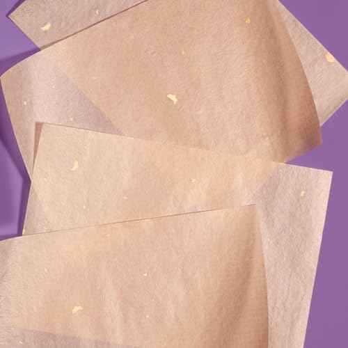 Tatcha Aburatorigami Blotting Papers: 100% Natural Abaca Leaf & Gold Flakes Absorb Excess Oil (40 Pack)