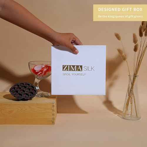 ZIMASILK 22 Momme 100% Mulberry Silk Bonnet for Sleeping & Women Hair Care, Highest Grade 6A Silk Hair wrap for Sleeping with Premium Elastic Stay On Head (1Pc, Pink)