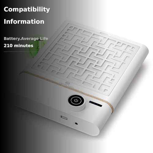 CHRISTINE SHELLY Nail Dust Collector, Bling Diamond Cordless Rechargeable 5000RPM Vacuum Nail Tech Fan Extractor, 12000mAh Professional Nail Duster Suction, Low Noise, Salon&Home