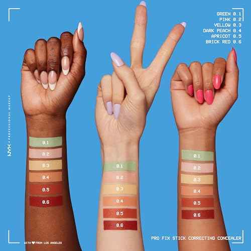 NYX PROFESSIONAL MAKEUP Pro Fix Stick Correcting Concealer, Buildable Medium Coverage Concealer Stick - Pink