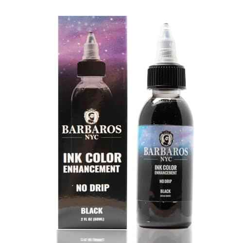 BARBAROS Enhancement Color Ink | Hair Enhancer For Hair & Beard Lineup | Water Resistant Hairline Filler Spray | Barber Beard Liner For Thicker & Fuller Hairstyling