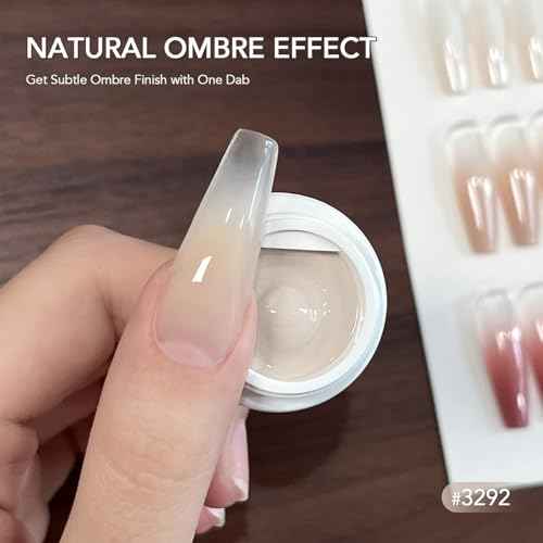 GAOY Patting Gel Nail Polish Kit, 9 Colors UV LED Ombre Painting Gel with Sponges, Soak Off Pigmented Colors, Beginner Friendly Gradient & Aura Nail Art Set for Home & Salon Use, Rose Garden