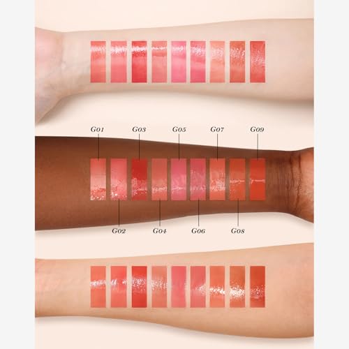 Flower Knows Midsummer Fairytales Coating Lip Lacquer,Glowy Non-Fading Lip Gloss,Hydrating Tinted Lip Oil for Girls&Women,Vegan & Cruelty Free,0.17Fl Oz(G06 Bluebell)