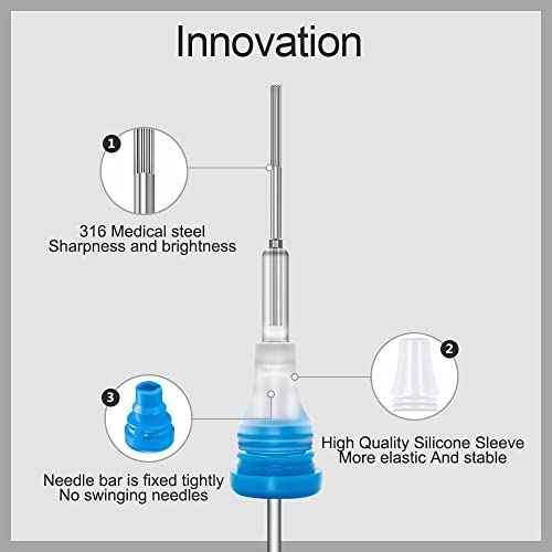 Tattoo Cartridge Needles - Yuelong 20PCS New Disposable Tattoo Needle Cartridge 5 Round Shader for Tattoo Machine Kit Tattoo Supplies (1205RS)