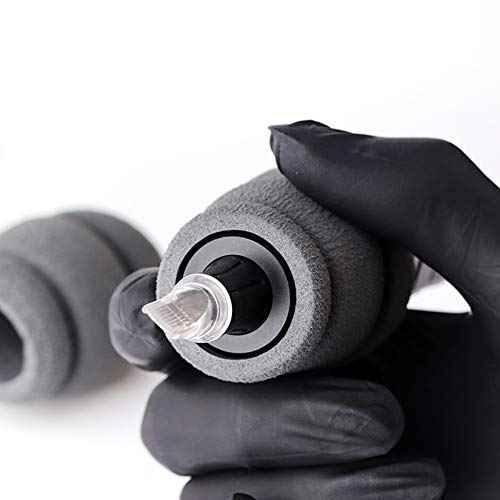 5 Pieces Tattoo Grip Wrap Foam Tattoo Grip Cover Tattoo Pen Cover Tattoo Machine Grip Handle Holder Cover Tattoo Tubes Grips Cover Tattoo Supplies(Grey, 41 mm)