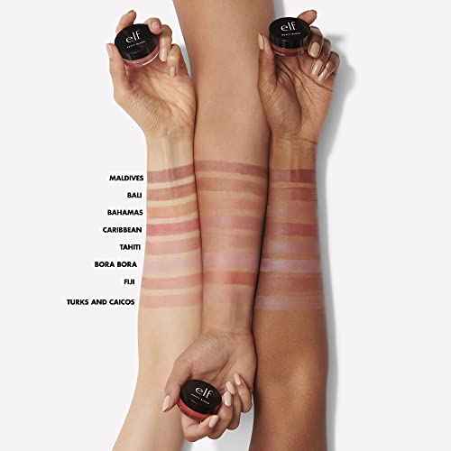 e.l.f. Putty Blush, Creamy & High-Pigment Formula For A Natural Glow, Delivers A Semi-Matte & Powder Finish, Vegan & Cruelty-Free, Caribbean