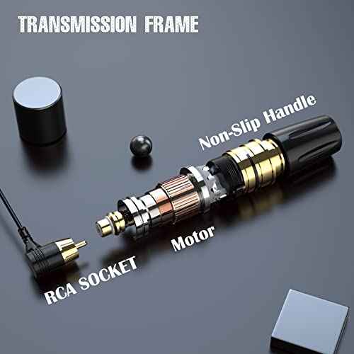 ITATOO Tattoo Gun for Beginners Cartridge Tattoo Machine Kit with Tattoo Inks Power Supply Tattoo Pen Kit WTK164(Black)