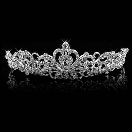 Princess Peach Crown, Fairy Godmother Rapunzel Costume Tiara for Women - Vofler Silver Coronas para 15 A?os Hair Accessories for Princess Bride Diaries Party Quinceanera Prom Wedding Birthday Girls