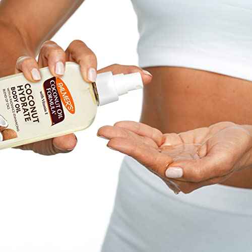 Palmer's Coconut Oil Body Oil + Body Lotion, Value Skin Care Bundle for Dry Skin, Provides 48 Hour Moisture to Dry, Rough Skin, Includes 1 Moisturizing Lotion (13.5 fl oz) and 1 Skin Oil (5.1 fl oz)