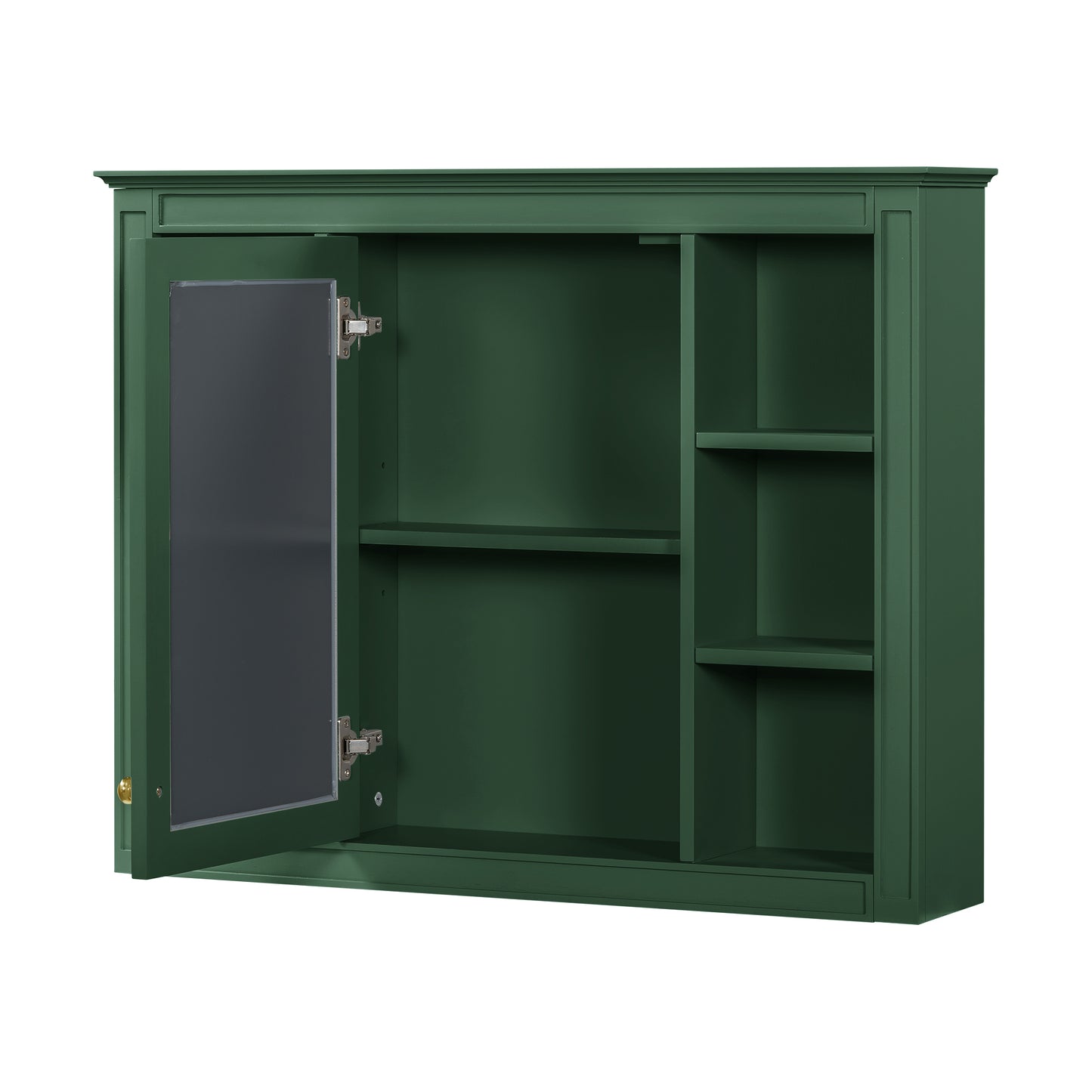36'' Green Bathroom Vanity with Medicine Cabinet & Sink