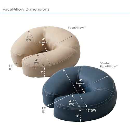 EarthLite Massage Table Face Cradle Deluxe Adjustable - Durable, Fully Adjustable Headrest Platform for Massage Chairs & Tables, Sterling