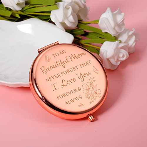 XPENMULBOJA Sister Gifts Sweet 16 Gifts Compact Mirror for Sisters Gifts from Sister Mirror Gifts for Sister-in-Law Birthday Gifts for Her Sister Sister-in-Law Christmas