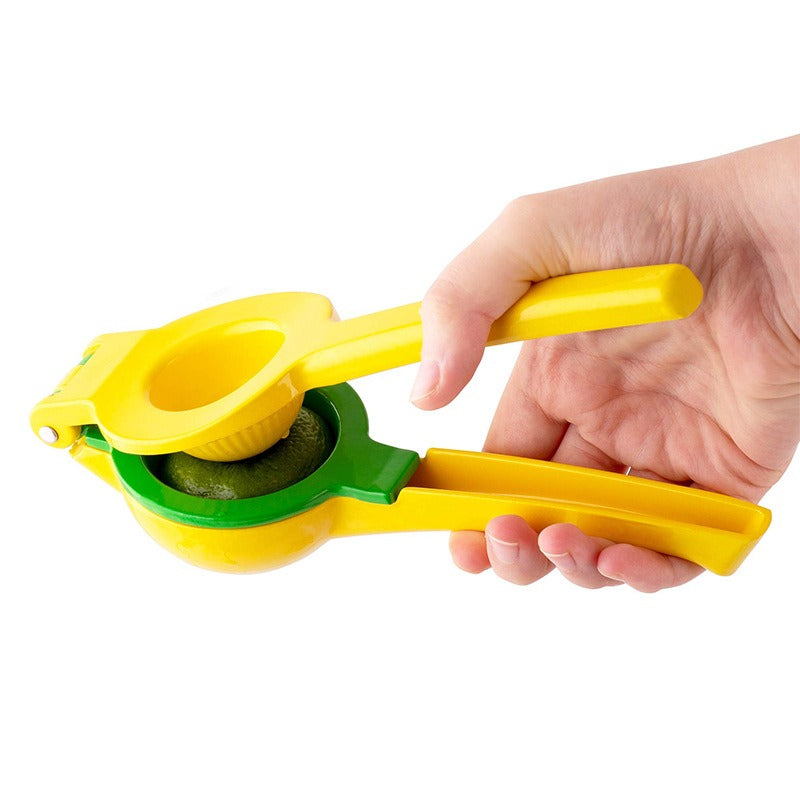 Metal 2-in-1 Lemon Squeezer - Sturdy Hand Juicer for Citrus