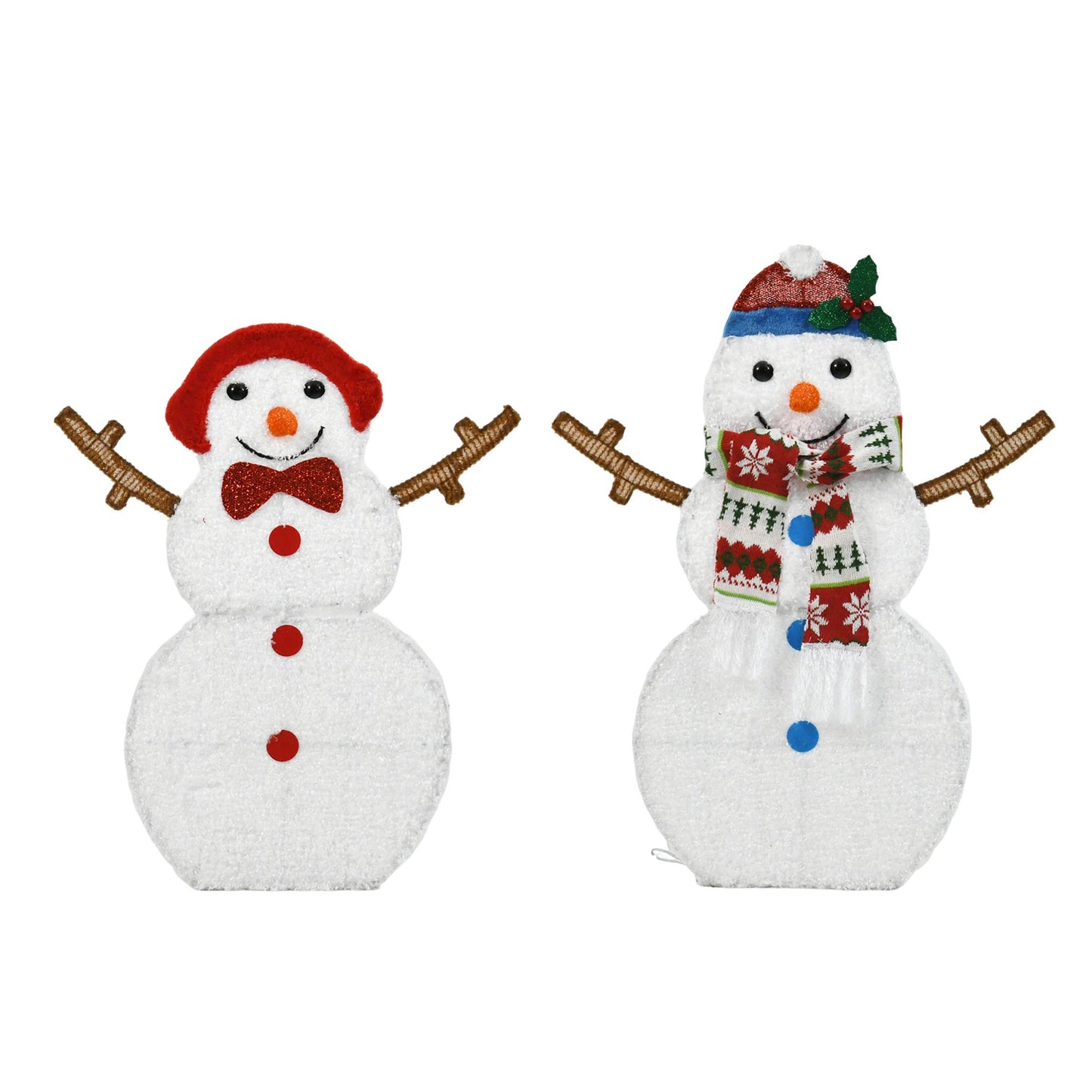 Cute Snowman Decorative String Lights - Warm White LED