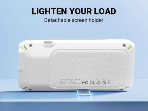 Anykit Digital Otoscope with Gyroscope, 4 Inches Screen, 3.9mm Ear Scope Camera with 6 Lights, Ear Wax Removal Tool, 32GB Card, Supports Photo Snap and Video Recording