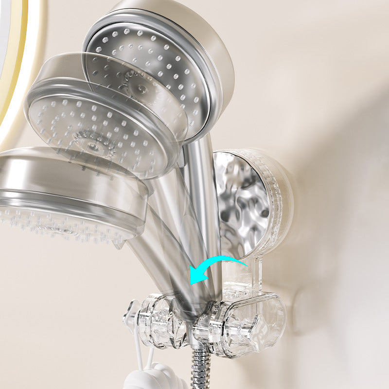 Adjustable Suction Cup Shower Bracket - Universal Bathroom Holder