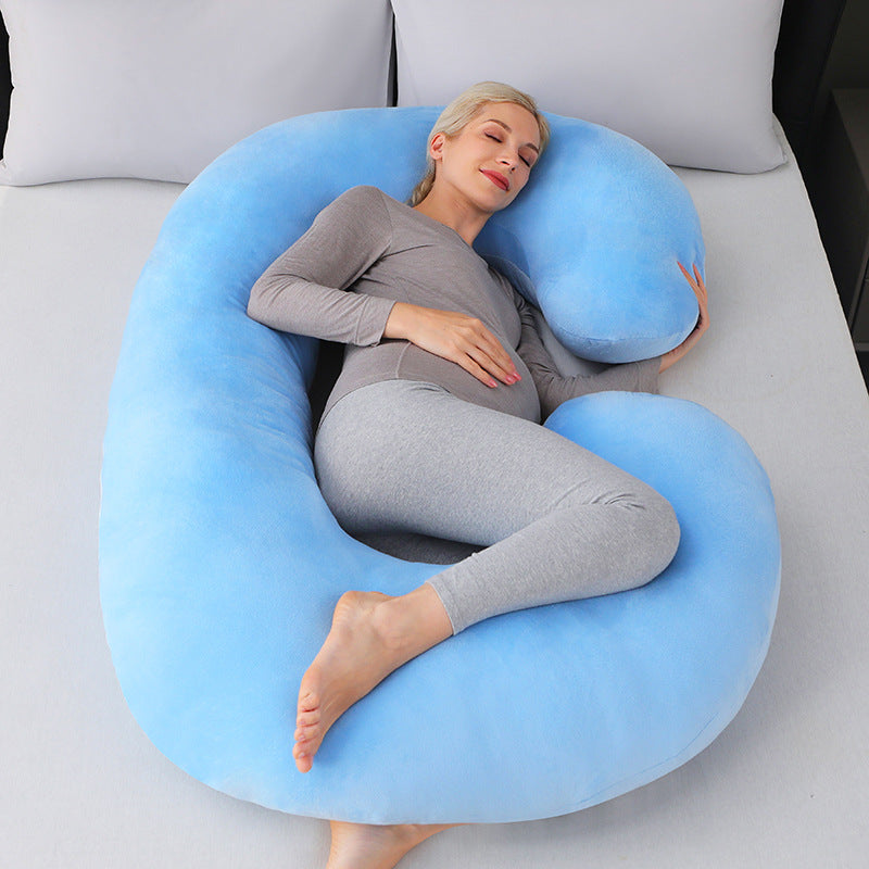 Pregnancy Support Pillow Waist Support Cushion for Side Sleeping - Detachable