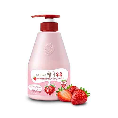 WELCOS KWAILNARA Strawberry Milk Body Lotion ? Deeply Hydrating & Lightweight Korean Body Lotion 560 g / 19.75 Fl. Oz