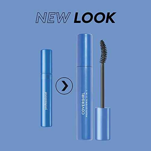 COVERGIRL Professional All-in-One Curved Brush Mascara Black Brown 210, 0.3 Ounce (packaging may vary)