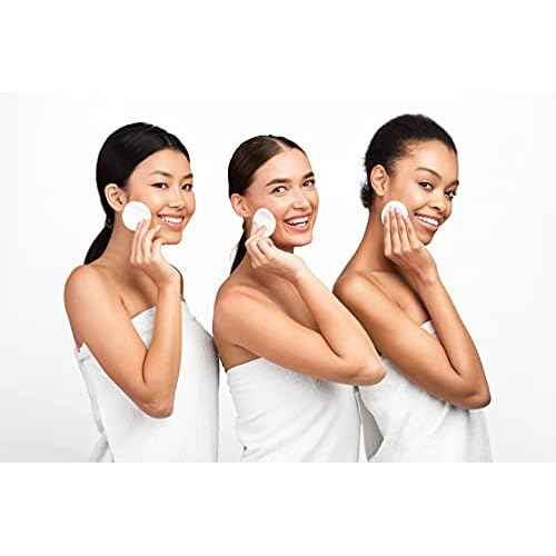 Organic Cotton Rounds, 400 Count - Makeup Remover Pads for Face, Lint-Free