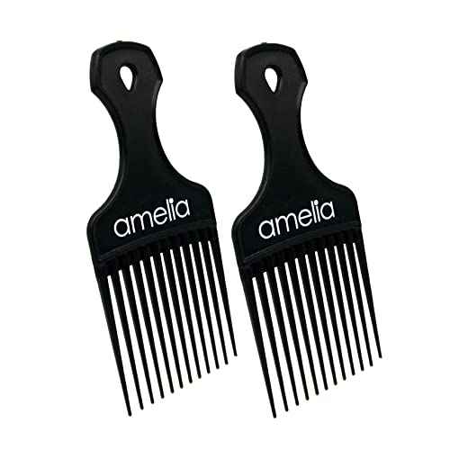 7in Plastic Pick Comb, pack of 2