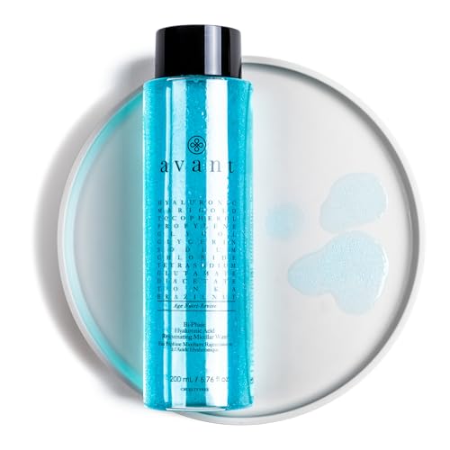 Avant | Bi-Phase Hyaluronic Acid Rejuvenating Micellar Water | 1x 6.76 fl oz | Anti-Ageing, Brightening, Helps Reduce Wrinkles & Improve the Appearance of Sagging Skin & Uneven Skin Tone