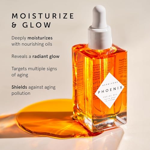 HERBIVORE Hydrating + Balancing Facial Oil Regimen | Skin Care Bundle Including Lapis and Phoenix