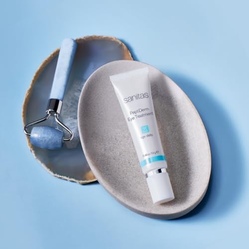 Sanitas Skincare PeptiDerm Eye Treatment, Multibenefit, Daily Eye Therapy, 0.49 Ounce