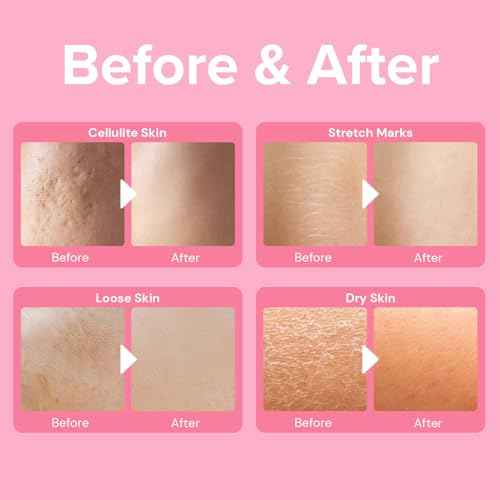 Anti Cellulite Body Firming Cream: Tightening & Lifting Booty Lotion with 3D Thermal Tech for Thighs, Belly, Bum & Women Sagging Skin, Shea Butter & Coconut Oil, 3.4 oz