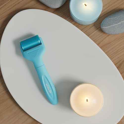 Scalp Derma Roller ? 0.25mm Microneedling Tool for Hair & Scalp ? 1200 Titanium Needles, Replaceable Head, CE Certified ? Hair Care for Men & Women ? Proudly Canadian