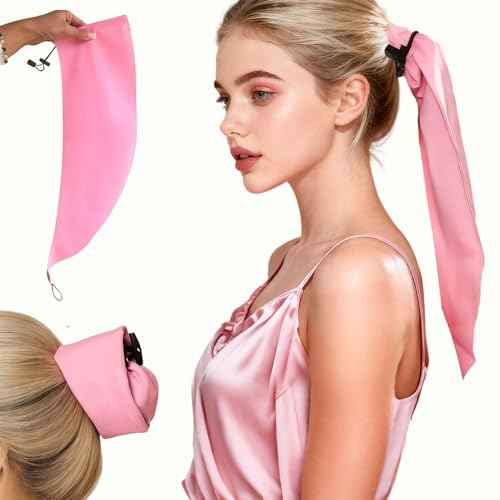 Waterproof Hair Sleeve for Long Hair, Crown Washing Shower Cap Ponytail,Waterproof Hair Sleeve Reusable Ponytail Bathing Hat, A Quick Root Refresh Shower Hair Wash Accessory for Your Pony Tail (1 PCS)