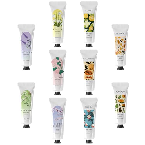 Green Canyon Spa 10 Pack Hand Lotion Hand Lotion Travel Size Hand Cream for Women Thanksgiving Gifts Christmas Gifts and Stocking Stuffers