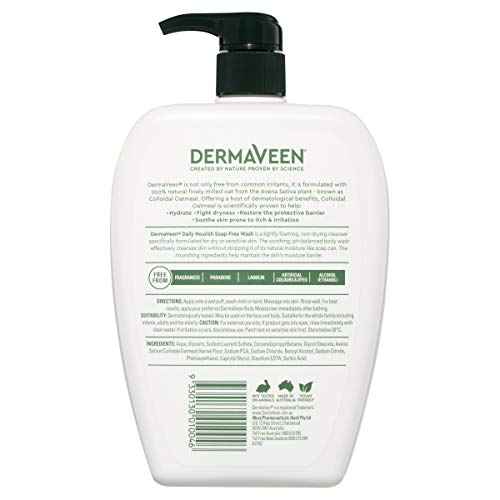 DermaVeen Everyday Soap Free Wash 1 Litre